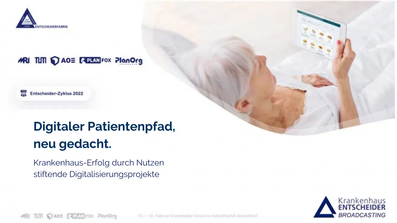Entscheiderfabrik 2023 - Digitale Patienten-Journey PlanOrg - principa Patienten-Journey - Patientenpfad
