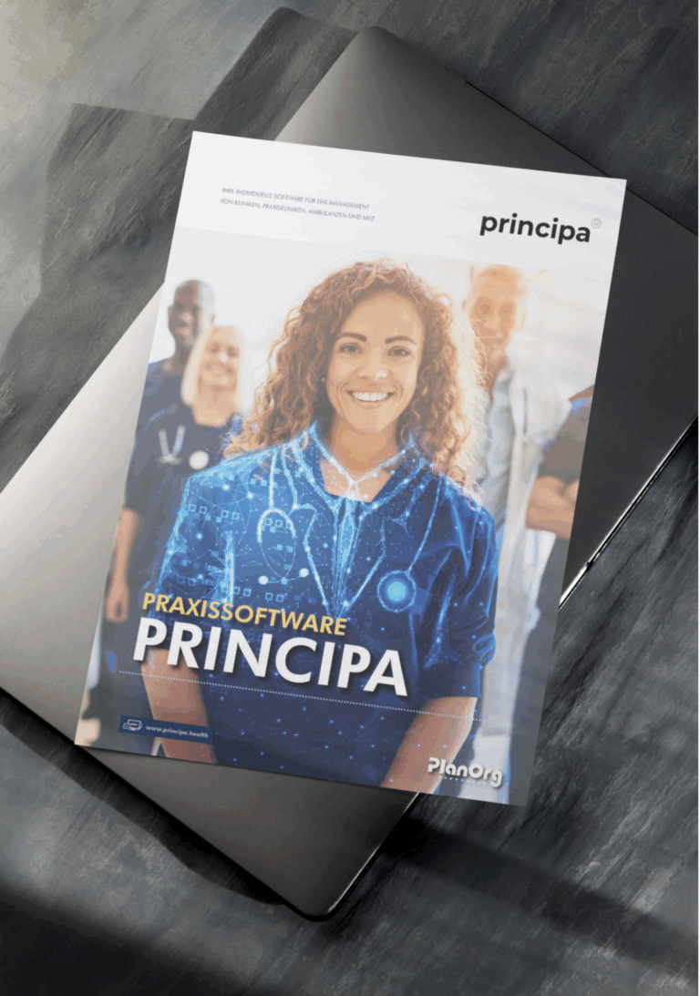 principa Healthcare Plattform KHVVG konform Broschüre