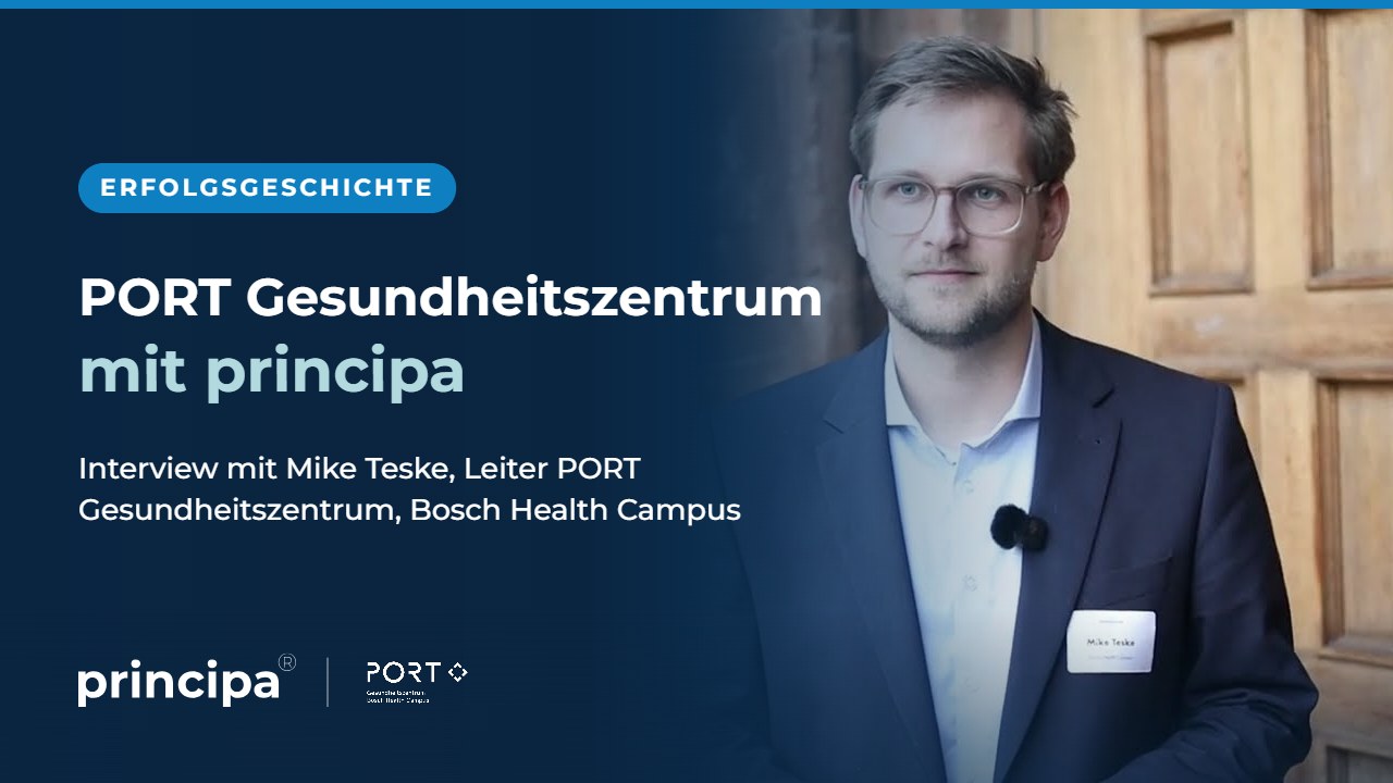 Erfolgsgeschichte: PORT Gesundheitszentrum mit principa, Interview mit Mike Teske