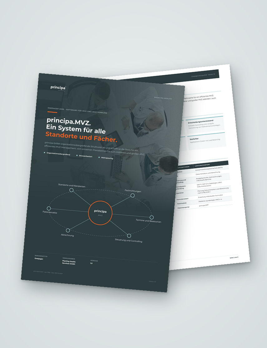 Deckblatt MVZ OnePager OnePager