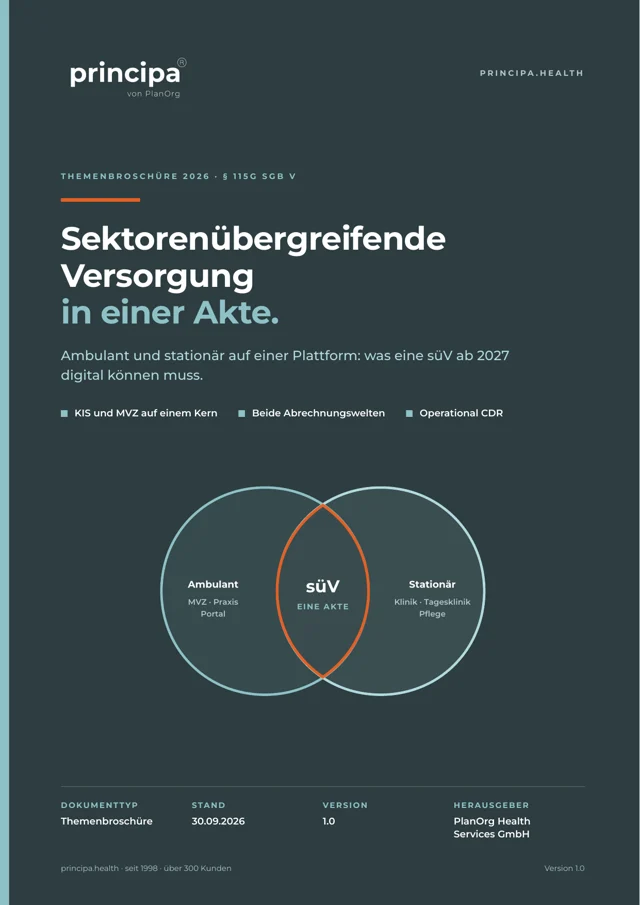 Deckblatt Themenbroschüre süV